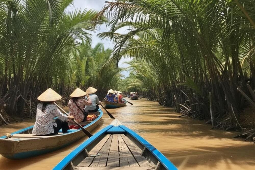 Cù lao Thới Sơn giúp bạn tìm về giây phút bình yên với khung cảnh làng quê